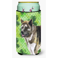 "Caroline's Treasures American Akita St Patrick's Decorative Can Hugger, Tall Boy, Multicolor"
