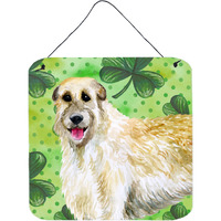 "Caroline's Treasures Irish Wolfhound Metal Print, 6h x 6w, St Patrick's Day"