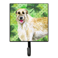 "Caroline's Treasures Irish Wolfhound St Patrick's Wall Hook, Small, Multicolor"