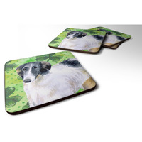 "Caroline's Treasures Borzoi St Patrick's Decorative coasters, Multicolor"