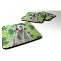 "Caroline's Treasures Weimaraner St Patrick's Decorative coasters, Multicolor"
