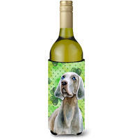 "Caroline's Treasures Weimaraner St Patrick's Decorative Bottle Hugger, 750ml, Multicolor"