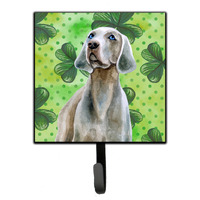 "Caroline's Treasures Weimaraner St Patrick's Wall Hook, Small, Multicolor"