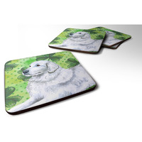 "Caroline's Treasures Maremma Sheepdog St Patrick's Decorative coasters, Multicolor"