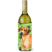 "Caroline's Treasures Rhodesian Ridgeback St Patrick's Decorative Bottle Hugger, 750ml, Multicolor"