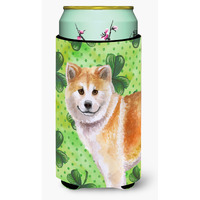 "Caroline's Treasures Shiba Inu St Patrick's Decorative Can Hugger, Tall Boy, Multicolor"