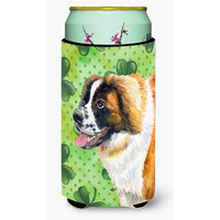 "Caroline's Treasures Saint Bernard St Patrick's Decorative Can Hugger, Tall Boy, Multicolor"