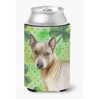 "Caroline's Treasures Thai Ridgeback St Patrick's Decorative Can Hugger, Multicolor"