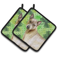 "Caroline's Treasures Thai Ridgeback Decorated pot holder, 7.5H x 7.5W, St Patrick's Day"