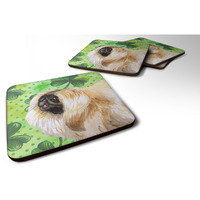"Caroline's Treasures Pekingese St Patrick's Decorative coasters, Multicolor"
