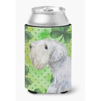 "Caroline's Treasures Sealyham Terrier St Patrick's Decorative Can Hugger, Multicolor"