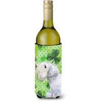 "Caroline's Treasures Sealyham Terrier St Patrick's Decorative Bottle Hugger, 750ml, Multicolor"