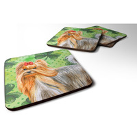 "Caroline's Treasures Yorkshire Terrier St Patrick's Decorative coasters, Multicolor"
