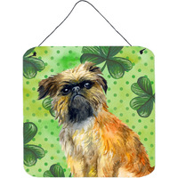 "Caroline's Treasures Brussels Griffon Metal Print, 6h x 6w, St Patrick's Day"