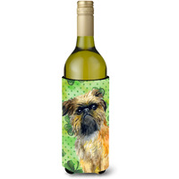"Caroline's Treasures Brussels Griffon St Patrick's Decorative Bottle Hugger, 750ml, Multicolor"