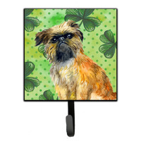 "Caroline's Treasures Brussels Griffon St Patrick's Wall Hook, Small, Multicolor"