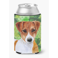 "Caroline's Treasures Jack Russell Terrier St Patrick's Decorative Can Hugger, Multicolor"