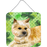 "Caroline's Treasures Cairn Terrier Metal Print, 6h x 6w, St Patrick's Day"