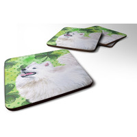 "Caroline's Treasures Samoyed St Patrick's Decorative coasters, Multicolor"