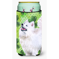 "Caroline's Treasures Samoyed St Patrick's Decorative Can Hugger, Tall Boy, Multicolor"