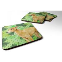 "Caroline's Treasures Italian Greyhound St Patrick's Decorative coasters, Multicolor"