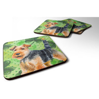 "Caroline's Treasures Welsh Terrier St Patrick's Decorative coasters, Multicolor"