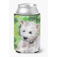 "Caroline's Treasures Westie St Patrick's Decorative Can Hugger, Multicolor"