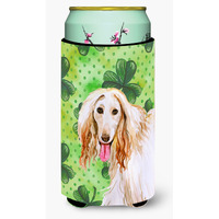 "Caroline's Treasures Afghan Hound St Patrick's Decorative Can Hugger, Tall Boy, Multicolor"