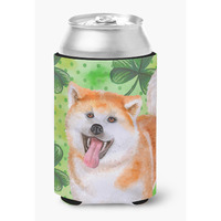 "Caroline's Treasures Akita St Patrick's Decorative Can Hugger, Multicolor"