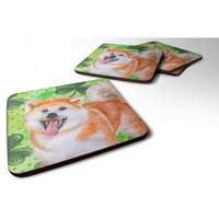 "Caroline's Treasures Akita St Patrick's Decorative coasters, Multicolor"