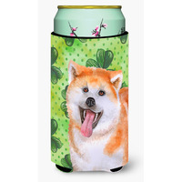 "Caroline's Treasures Akita St Patrick's Decorative Can Hugger, Tall Boy, Multicolor"
