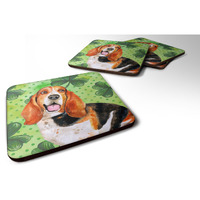 "Caroline's Treasures Basset Hound St Patrick's Decorative coasters, Multicolor"