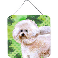 "Caroline's Treasures Bichon Frise #2 Metal Print, 6h x 6w, St Patrick's Day"
