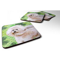 "Caroline's Treasures Bichon Frise #2 St Patrick's Decorative coasters, Multicolor"