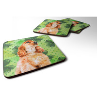"Caroline's Treasures Cocker Spaniel St Patrick's Decorative coasters, Multicolor"
