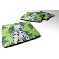 "Caroline's Treasures Dalmatian Puppy St Patrick's Decorative coasters, Multicolor"