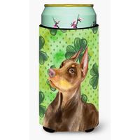 "Caroline's Treasures Doberman Pinscher St Patrick's Decorative Can Hugger, Tall Boy, Multicolor"