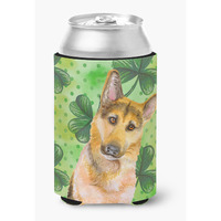 "Caroline's Treasures German Shepherd #2 St Patrick's Decorative Can Hugger, Multicolor"