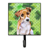 "Caroline's Treasures Jack Russell Terrier #2 St Patrick's Wall Hook, Small, Multicolor"