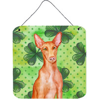 "Caroline's Treasures Pharaoh Hound Metal Print, 6h x 6w, St Patrick's Day"