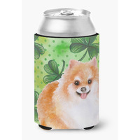 "Caroline's Treasures Pomeranian #2 St Patrick's Decorative Can Hugger, Multicolor"