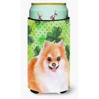 "Caroline's Treasures Pomeranian #2 St Patrick's Decorative Can Hugger, Tall Boy, Multicolor"