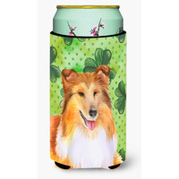 "Caroline's Treasures Sheltie St Patrick's Decorative Can Hugger, Tall Boy, Multicolor"