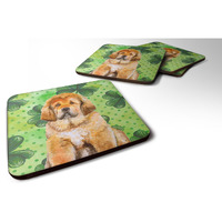 "Caroline's Treasures Tibetan Mastiff St Patrick's Decorative coasters, Multicolor"