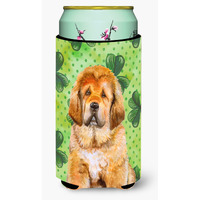 "Caroline's Treasures Tibetan Mastiff St Patrick's Decorative Can Hugger, Tall Boy, Multicolor"