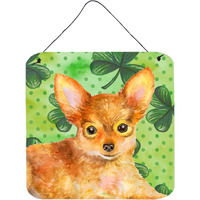 "Caroline's Treasures Toy Terrier Metal Print, 6h x 6w, St Patrick's Day"