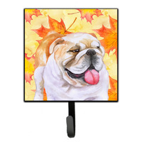 "Caroline's Treasures English Bulldog Fall Wall Hook, Small, Multicolor"