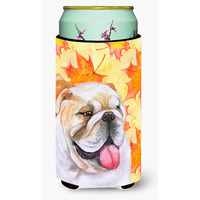 "Caroline's Treasures English Bulldog Fall Decorative Can Hugger, Tall Boy, Multicolor"