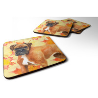"Caroline's Treasures German Boxer Fall Decorative coasters, Multicolor"