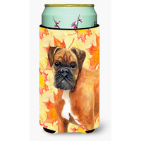"Caroline's Treasures German Boxer Fall Decorative Can Hugger, Tall Boy, Multicolor"